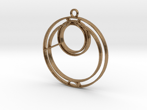 Anna - Necklace in Natural Brass