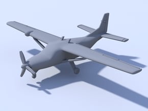1:500 - Cessna_Grand_Caravan [Assembled] [x2] in Tan Fine Detail Plastic