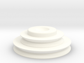 Officer Disk in White Processed Versatile Plastic