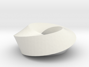 Moebius in White Natural Versatile Plastic