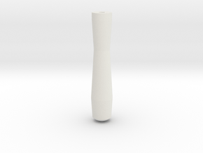 Razor Handle - Genisys in White Natural Versatile Plastic