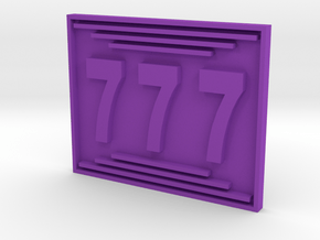 Magnet1 in Purple Processed Versatile Plastic
