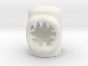 MiniMonstre - Teeths in White Natural Versatile Plastic