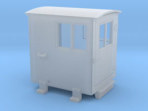 Southern Ry. Doghouse for Small Tenders - HO scale in Tan Fine Detail Plastic