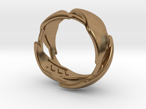 US12 Ring III in Natural Brass