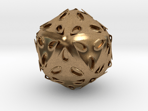TentancleHedron in Natural Brass