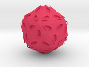 TentancleHedron in Pink Processed Versatile Plastic