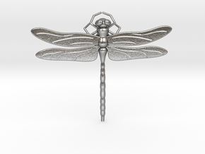 Dragonfly in Natural Silver