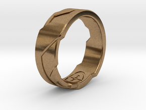 Ring Size N in Natural Brass