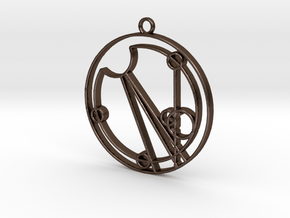 Eloise - Necklace in Polished Bronze Steel