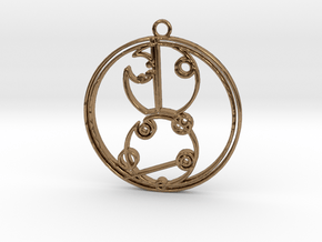 Elizabeth Wood - Necklace in Natural Brass