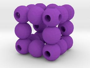 Dice2 in Purple Processed Versatile Plastic