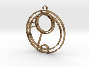 Emma - Necklace in Natural Brass