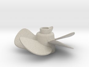Propeller with 5 Blades in Natural Sandstone