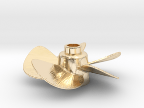Propeller with 5 Blades in 14K Yellow Gold