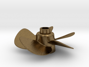 Propeller with 5 Blades in Natural Bronze