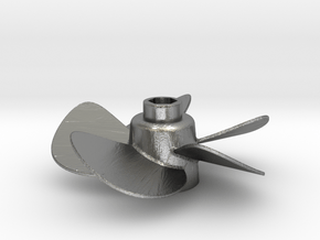 Propeller with 5 Blades in Natural Silver