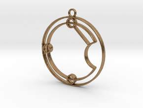 Evie - Necklace in Natural Brass