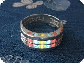 US14 Ring XI: Tritium in Polished Silver