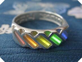 US14 Ring XVII: Tritium in Polished Silver