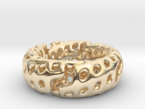 Volcanic Revival Ring in 14K Yellow Gold