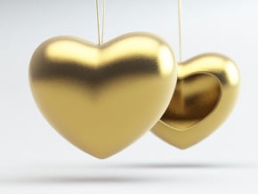 Heart Simple in 14K Yellow Gold