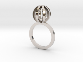 Sphere outlines ring in Platinum