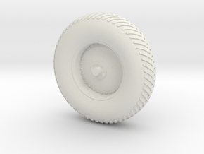 09A-LRV - Front Right Wheel in White Natural Versatile Plastic