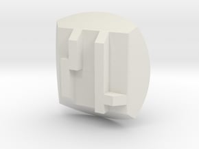 Bionicle - Nuva Symbol - Stone in White Natural Versatile Plastic