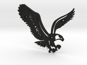 Eagle in Black Natural Versatile Plastic