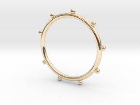 Ball Ring - Sz. 8 in 14K Yellow Gold
