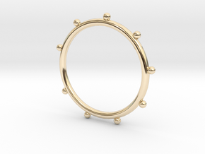 Ball Ring - Sz. 9 in 14K Yellow Gold