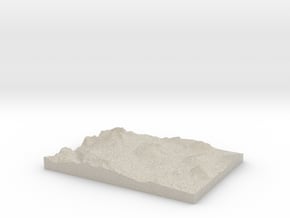 Model of Dreadnought Island in Natural Sandstone
