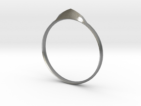 Edge Ring US Size 7 UK Size O in Natural Silver