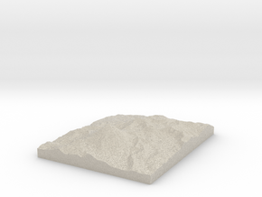 Model of South Crater in Natural Sandstone