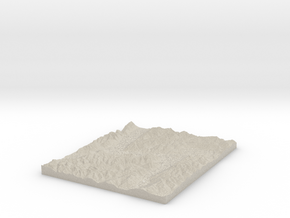 Model of Gorge Spur in Natural Sandstone
