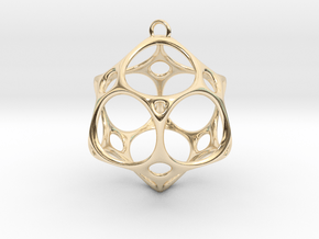 Christmas Bauble No.2 in 14K Yellow Gold