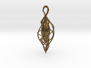Spiral Seed 2 in Natural Bronze