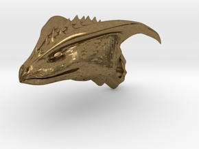 Dragon Head pendant in Natural Bronze