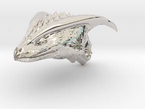 Dragon Head pendant in Platinum