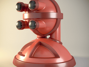 'Robust' robot bust design, model M7-002 in Full Color Sandstone