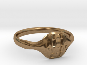 Triss Ring US Size 8 5/8 UK Size R in Natural Brass