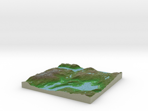 Terrafab generated model Tue Oct 28 2014 00:20:44  in Full Color Sandstone