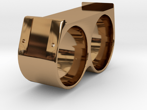 Energy Harvesting Ring- Size 9.5 - 6.5 -Ring Body in Polished Brass