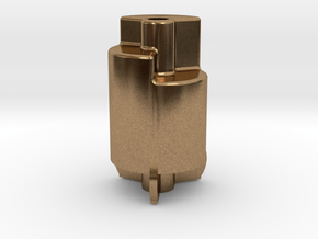 3/4" Scale Nathan 3 Chime Whistle in Natural Brass