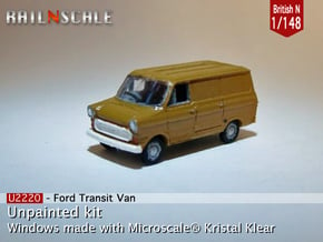 Ford Transit Van (British N 1:148) in Smooth Fine Detail Plastic