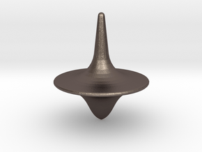 Totem Inception SpinningTop in Polished Bronzed Silver Steel