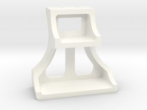 3/4" Scale Cast Tender Stirup in White Processed Versatile Plastic