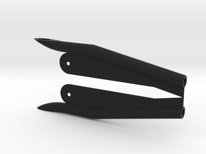 Sidepipes for HPI Sprint 2 Drift Rod in Black Natural Versatile Plastic