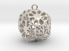 Christmas Bauble No.3 in Platinum